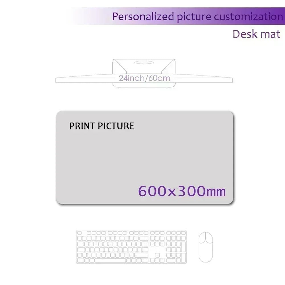 Printmat™ | Premium Mouse Pad with Stitched Edges - Gadgetgholam