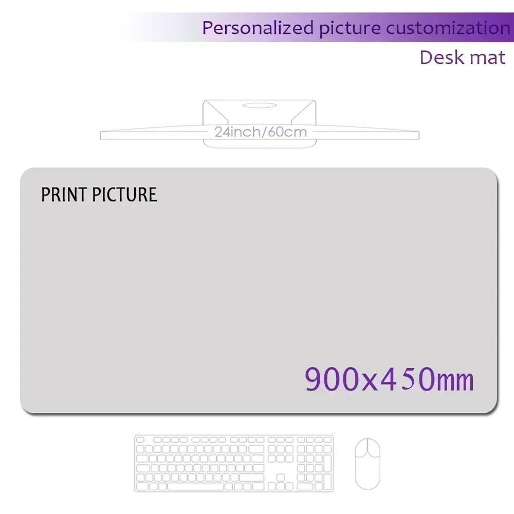 Printmat™ | Premium Mouse Pad with Stitched Edges - Gadgetgholam