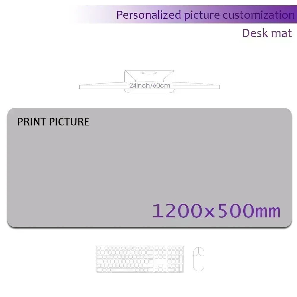 Printmat™ | Premium Mouse Pad with Stitched Edges - Gadgetgholam